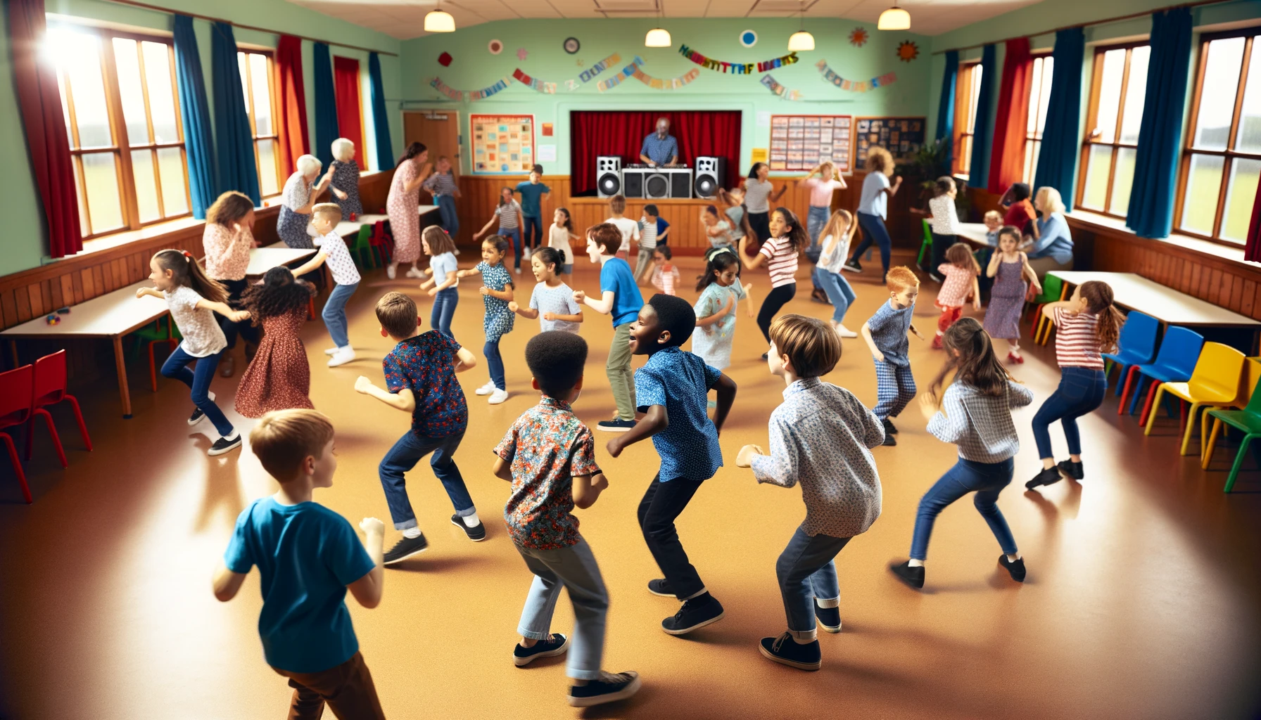 Play the Human Traffic Lights game! Dance and follow commands like "Traffic Lights" and "Can Can." Last one to bop down is out. Fun, energetic, and perfect for groups!