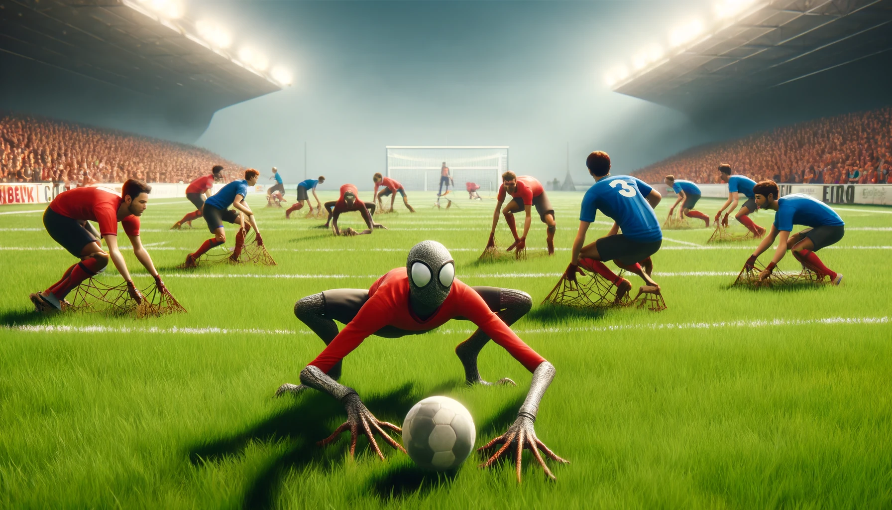 Discover Spider Soccer, a unique twist on soccer where players crawl like spiders on their hands and feet for a fun, challenging game.
