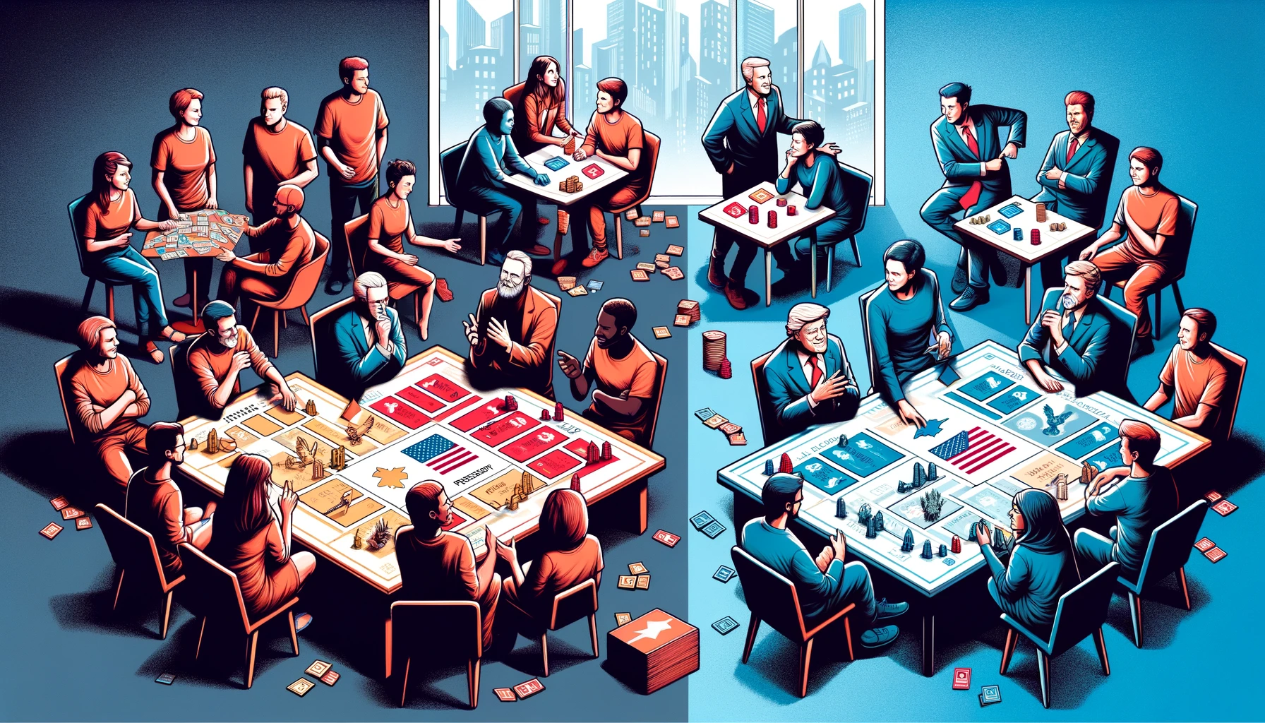 Play Two Rooms and a Boom! Divide into two teams, negotiate, and find the hidden Bomber before time runs out. A thrilling social deduction game.