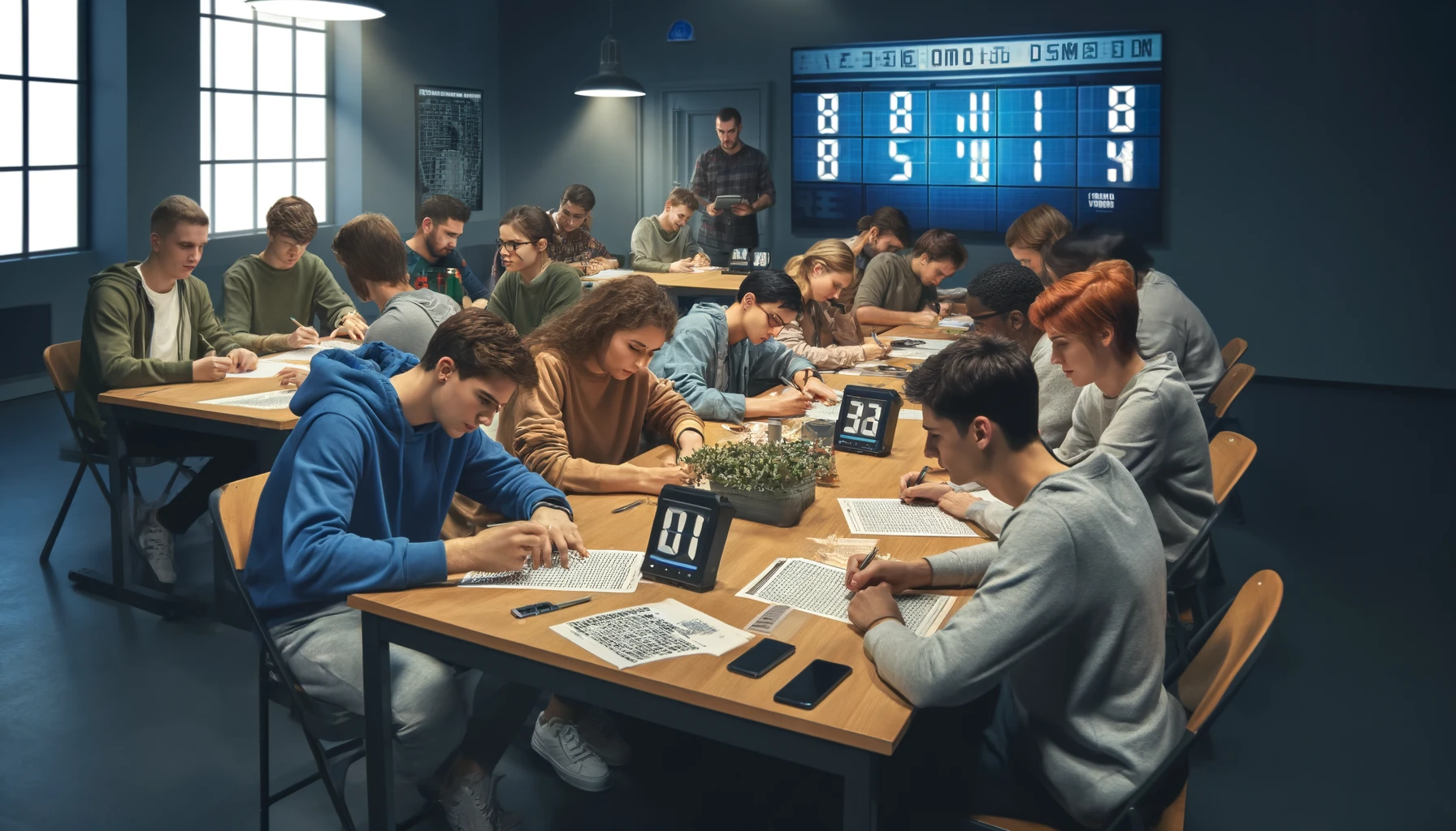 Engage in a code breaking puzzle game. Teams solve simple codes using numbers, letters, or symbols. Boost your problem-solving skills!