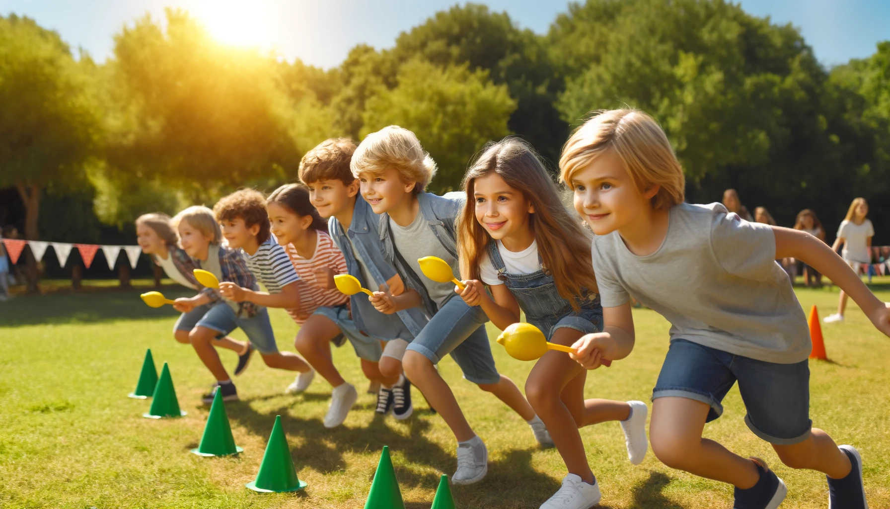 Join the exciting Lemon and Spoon Race! Balance a lemon on a spoon and race to the finish line. The first to reach without dropping wins!
