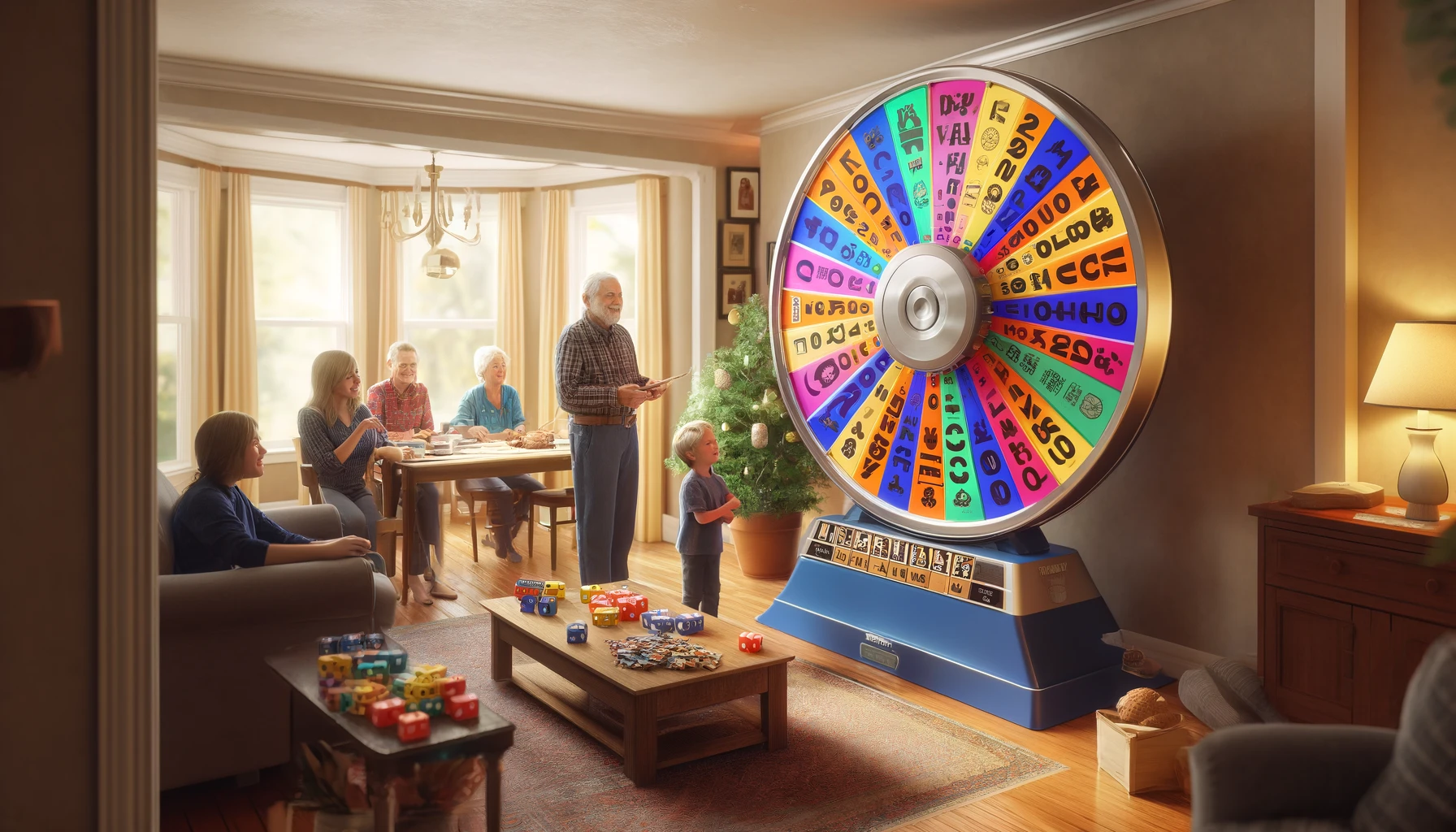 Spin and Win, a twist on classic Wheel of Fortune Gameshow.
